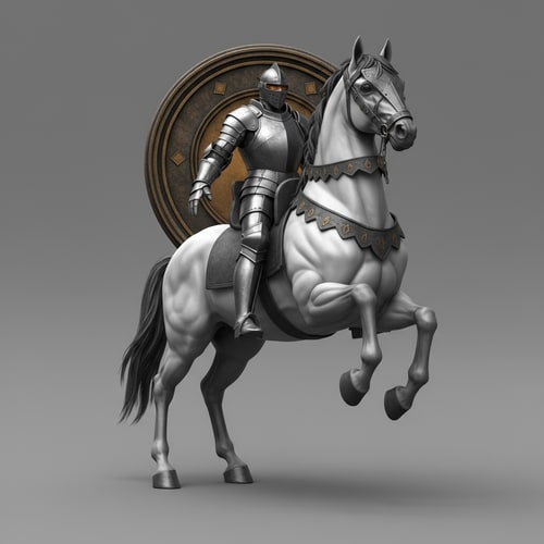 AI Design for make the horse stand on two feet