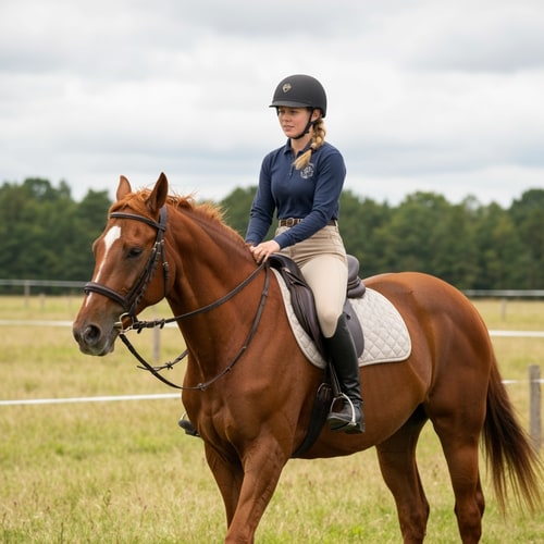 AI Design for make the woman riding the horse