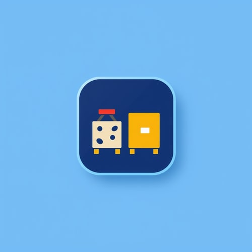 AI Design for an app icon for ios for an inventory app which scaned value assets from asset accounting