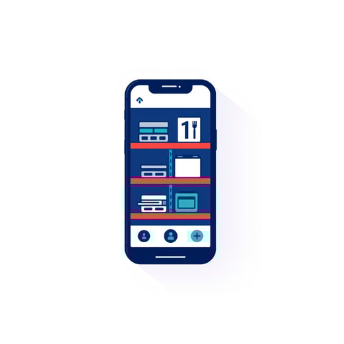 AI Design for an app icon for ios for an inventory app which scaned value assets from asset accounting