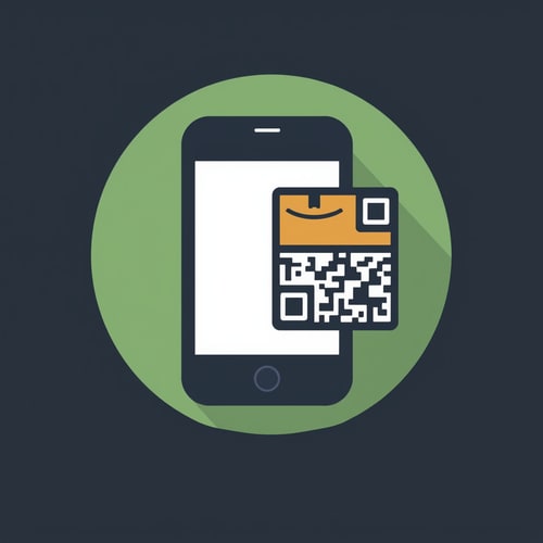 AI Design for icon for a inventory app with qr code