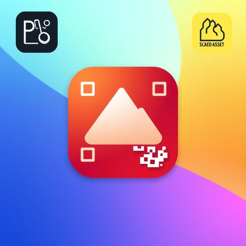 AI Design for an app icon for ios for an app which scaned fixed assets via qr code label