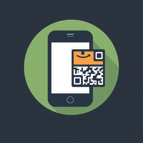AI Design for app icon for a inventory app with qr code