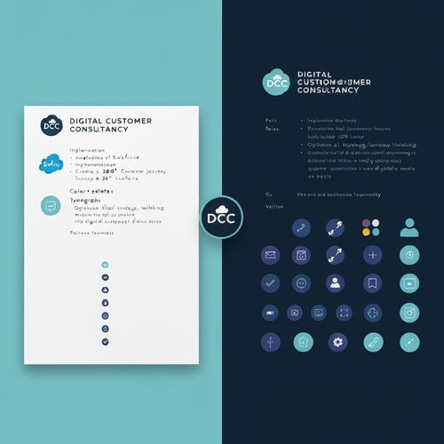 AI Design for About the Company
Digital Customer Consultancy helps organizations optimize their digital customer journey.
Our main focus areas are:
• Implementation of Salesforce (without any visual references to Salesforce in the logo)
• Creating a 360° customer view
• Optimizing all digital touchpoints to make the customer journey as frictionless as possible
In short, we combine digital strategy, technology, and customer-centric thinking to help organizations become truly digitally customer-driven.
⸻
What We’re Looking For
We’re looking for a designer who can develop a logo and visual identity that reflects the core identity of Digital Customer Consultancy.
Deliverables:
• Logo (in color, horizontal and vertical versions)
• Color palette
• Typography (recommended typefaces)
• Optional: visual style elements (icons, patterns, shapes)
• Various icon sizes suitable for use on social media platforms
⸻
Logo Requirements
• Must consist of text + icon
• Style: modern, professional, and trustworthy
• Tone: confidence, expertise, innovation, and a human touch
• Form language: can be either clean and geometric or more organic and natural; open to both directions
• Avoid: any references to Salesforce, clouds, or clichés from the tech world
• Application: the logo must work well across both digital and print media (website, presentations, email signatures, business cards)
⸻
Inspiration & Direction
• Think modern consultancy brand — not overly corporate, but not too playful either
• The name Digital Customer Consultancy may be abbreviated (e.g. “DCC”) within the icon if it strengthens the visual design
• The style may express a connection between people and technology
• Optionally, include a subtle visual reference to connection, collaboration, or the 360° customer journey
⸻
Logo Will Be Used For
• Website and social media
• PowerPoint templates
• Email signatures
• Print materials (business cards, letterhead)