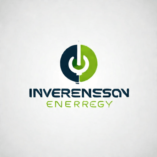 AI Design for Create a logo for InversEnergy, an energy auditing company that uses building data to calculate energy savings. Minimal, simple design.