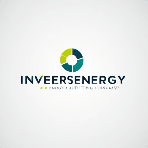 AI Design for Create a logo for InversEnergy, an energy auditing company that uses building data to calculate energy savings. Minimal, simple design.