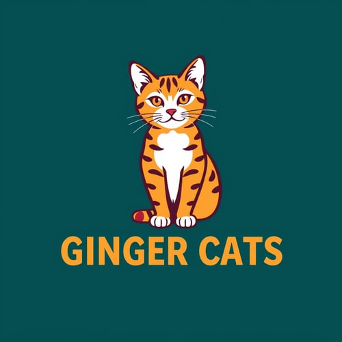 AI Design for a shoes company, for ginger cats