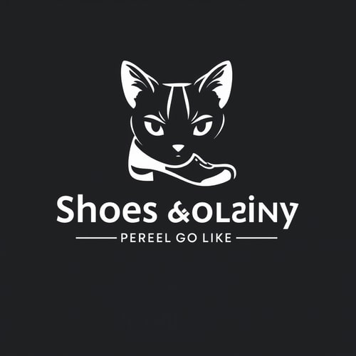 AI Design for a shoes company, for cats
