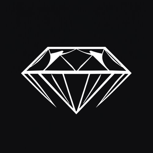 AI Design for parniyan tajhiz almas, Medical Equipment Company, Diamond Symbol