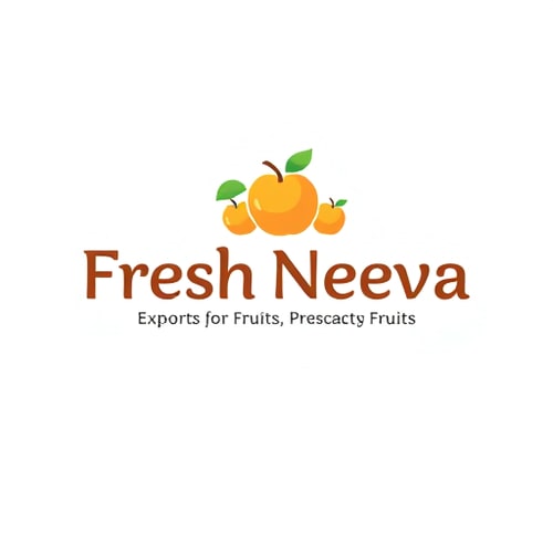 AI Design for Design a logo for the name “Fresh Neeva” which exports fruits please design for only that name