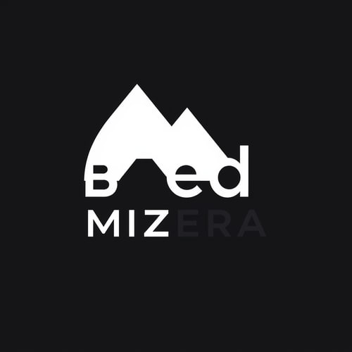 AI Design for modern minimal monochramatic logo for BREDO MIZERA