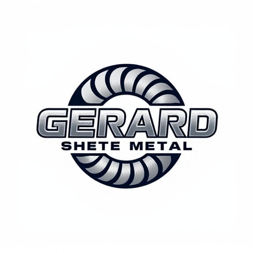 AI Design for Logo Design Brief I am looking for a new logo for my company. We are a company that Fabricates and Installs Sheet Metal mainly Ductwork for Commercial HVAC systems but we also make Metal Walls and put metal on escalators etc. I want a logo that I can use on Tee Shirts and Sweatshirts along with our trucks etc. Our current design is basically a coil of metal but want to do something new. Logo Text Gerard Sheet Metal 