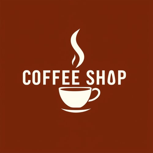 AI Design for make a modern advanced logo for a coffee shop