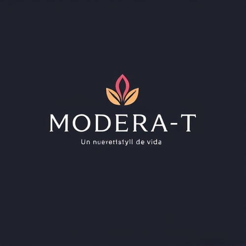 AI Design for Design a modern and professional logo for MODERA-T MODERA-T Slogan: Un nuevo estilo de vida needed a logo design and received 8 Elegant, Feminine, Health