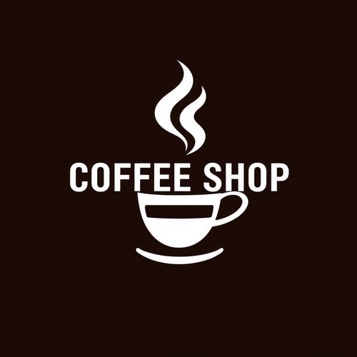 AI Design for make a modern advanced logo for a coffee shop