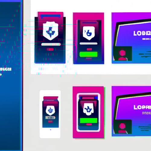 AI Design for generate an image of Mobile-App Login Page Design
