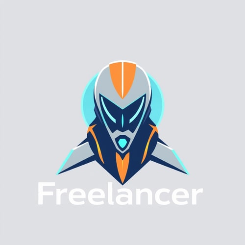 AI Design for futuristic freelancer logo