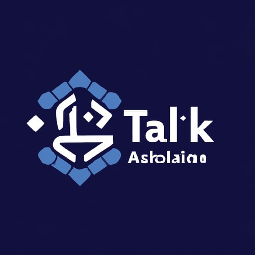 AI Design for Design a modern, tech-inspired logo for a startup called 'Taklif.AI.' The word 'Taklif' is Arabic for 'assignment.' our slogan is Empowering Instructors to Craft Unique and Original Programming, Data Science, and Math Assignments with LLMs 