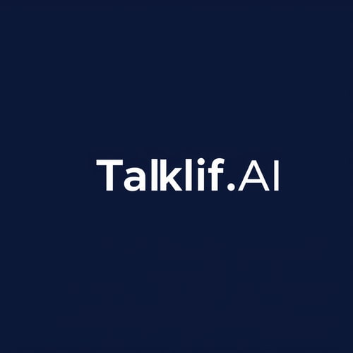 AI Design for Design a modern, tech-inspired logo for a startup called 'Taklif.AI.' The word 'Taklif' is Arabic for 'assignment.' Use clean lines, minimalist shapes, and a professional color scheme that reflects innovation, education, and technology.