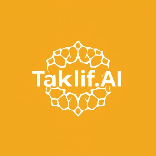 AI Design for I want to generate logo for my startup called Taklif.AI, taklif is an arabic word means assignment