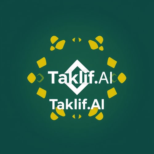 AI Design for I want to generate logo for my startup called Taklif.AI, taklif is an arabic word means assignment