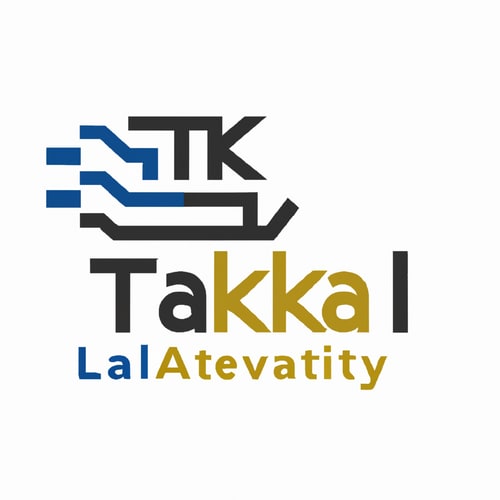 AI Design for Design a modern, tech-inspired logo for a startup called 'Taklif.AI.' The word 'Taklif' is Arabic for 'assignment.' our slogan is Empowering Instructors to Craft Unique and Original Programming, Data Science, and Math Assignments with LLMs 