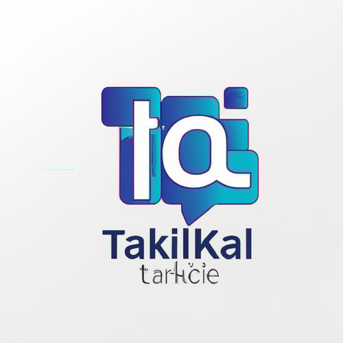 AI Design for Design a modern, tech-inspired logo for a startup called 'Taklif.AI.' The word 'Taklif' is Arabic for 'assignment.' our slogan is Empowering Instructors to Craft Unique and Original Programming, Data Science, and Math Assignments with LLMs 