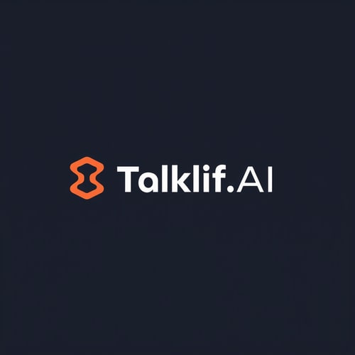 AI Design for Design a modern, tech-inspired logo for a startup called 'Taklif.AI.' The word 'Taklif' is Arabic for 'assignment.' try to make negative space with the name