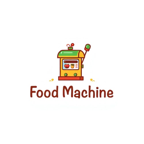 AI Design for FOOD MACHINE LOGO