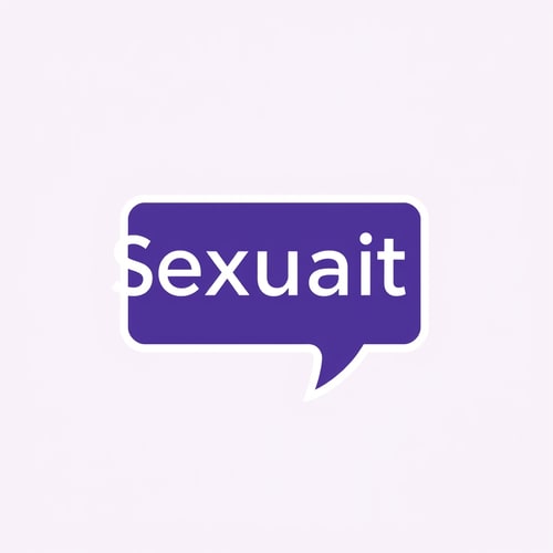 AI Design for A logo for a company that wants to create an online space for open free and authentic discussions about sexuality from a Christian perspective. Base the logo around a speech bubble. and use blues and deep purples in the colors.