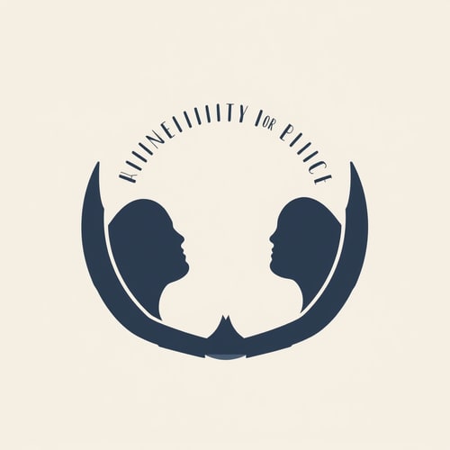 AI Design for A logo for a company that wants to create an online space for open free and authentic discussions about sexuality from a Christian perspective.