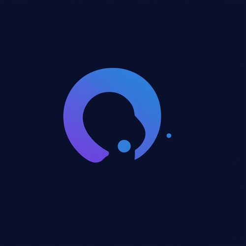 AI Design for A logo for a company that wants to create an online space for open free and authentic discussions about sexuality from a Christian perspective. Base the logo around a speech bubble. and use blues and deep purples in the colors.