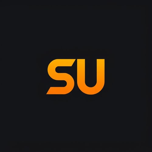 AI Design for a logo with the featuring the letters SU