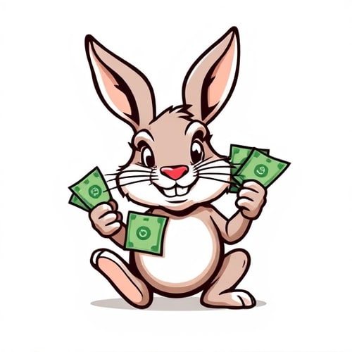 AI Design for BAD RABBIT WITH MONEY