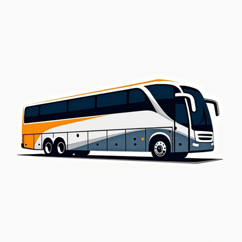 AI Design for modern design with icon for company Tulsa Charter Bus Company. sleek like uber