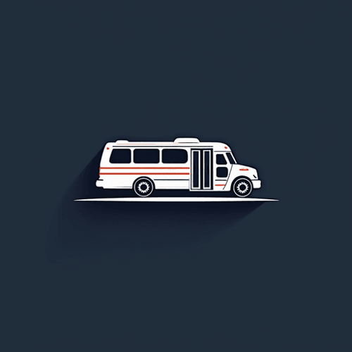 AI Design for modern design with icon for company Tulsa Charter Bus Company. sleek like uber. DO NOT use a bus icon. use typography