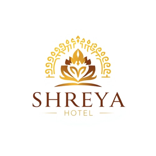 AI Design for create a logo for me with name of "Shreya Hotel"