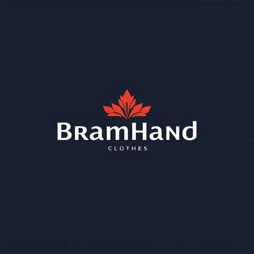 AI Design for Bramhand apparel cloth brand creat cloth beautiful logo symbol