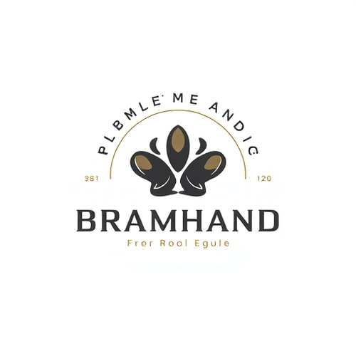 AI Design for Bramhand apparel cloth brand creat cloth beautiful logo symbol