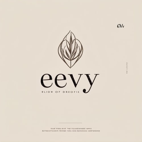 AI Design for I need a simple and exclusive logo for a clothing brand for women. The cloth is sustainably produced and the market is the modern woman who is not affraid to paid a little extra for a sustainable quality product that will last for years. The brandname is eevy