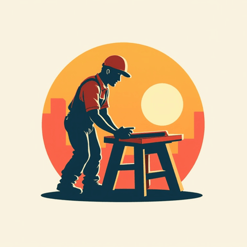 AI Design for logo for a carpenter
