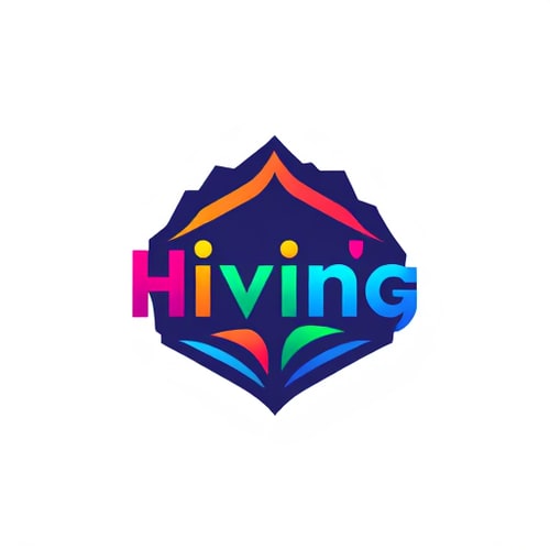 AI Design for colorful logo for hiding elepehnat