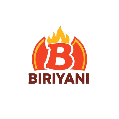 AI Design for B for BIRIYANI 
