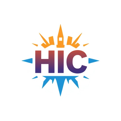 AI Design for HIC LOGO IN HIGHT INCREASE CENTER