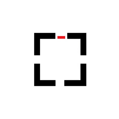 AI Design for Create a minimal 2D geometric logo symbol for a professional video editor brand.
The logo must be based on a simple geometric frame or cut shape (square, rectangle, or intersecting lines).
The design should feel like a video cut, frame, or transition.
Use only straight lines and simple geometry.
Flat vector style only.
No 3D, no gradients, no shadows, no textures.
No text, no letters, no symbols like play button or camera.
Color palette: white background, black shape, one small red cut or accent.
The logo must be extremely simple, bold, and memorable, suitable for an Instagram profile picture.
Brand vibe: calm, confident, professional, modern.