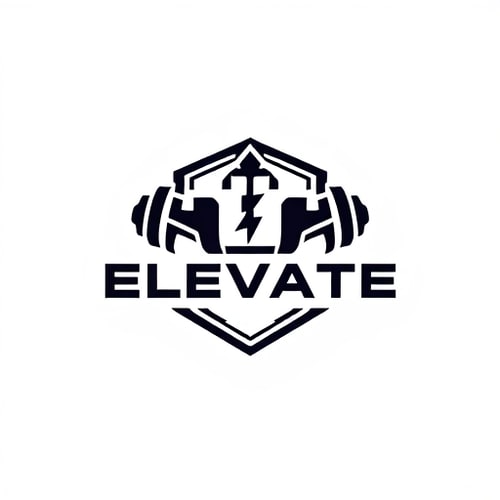 AI Design for a gym named Elevate