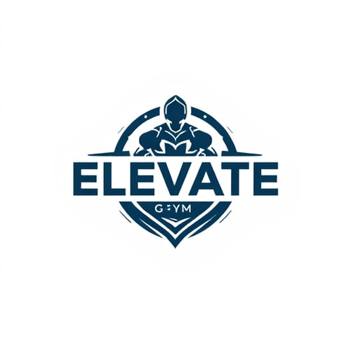AI Design for a gym named Elevate