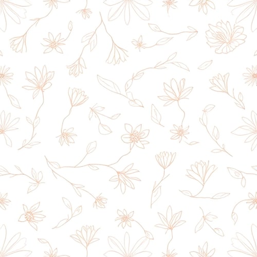 AI Design for Generate for me a pattern of delicate and delicate Flowers in white. Vector. The flowers will have to be placed on the package, so make them small and medium-sized. It can be peonies, flower leaves, bush roses and something similar