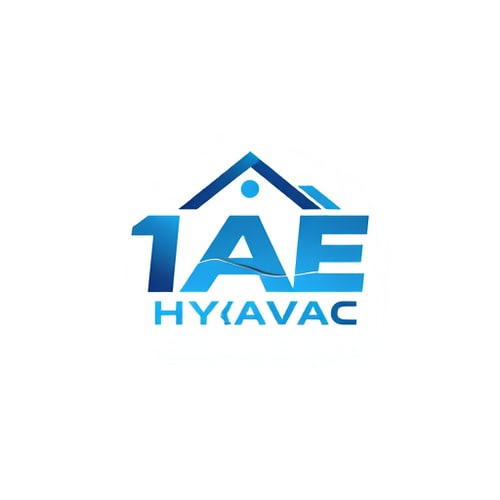 AI Design for  create a logo for Business Name “1AE HVAC”, Tagline / Slogan “Heating & Cooling Solutions”, Business Description “Heating, Ventilation & Air Conditioning”, Message, which should be communicated through my Logo “Heating and cooling solutions”, Look and Feel of my Logo “Clean inviting”