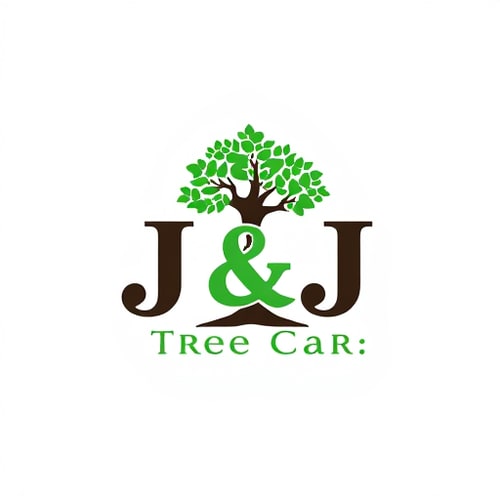 AI Design for Create a logo for Business Name “J&J Tree Care”, Business Products / Services “Tree pruning, removals, planting”, idea or concept of how i want logo to be designed “J&J positioned as the base of a tree”, specific type of graphical element i would want to see in logo “I would like a tree with a climber in it”, specific type of color i would want to see in Logo “Green and black”, Look and Feel of Logo “Professional”